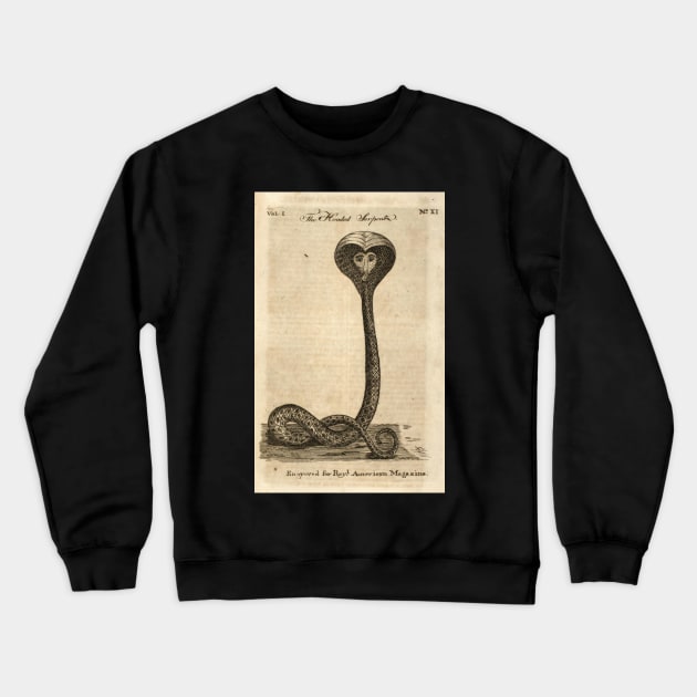 hooded serpent 1774 - Paul Revere Crewneck Sweatshirt by Kollagio